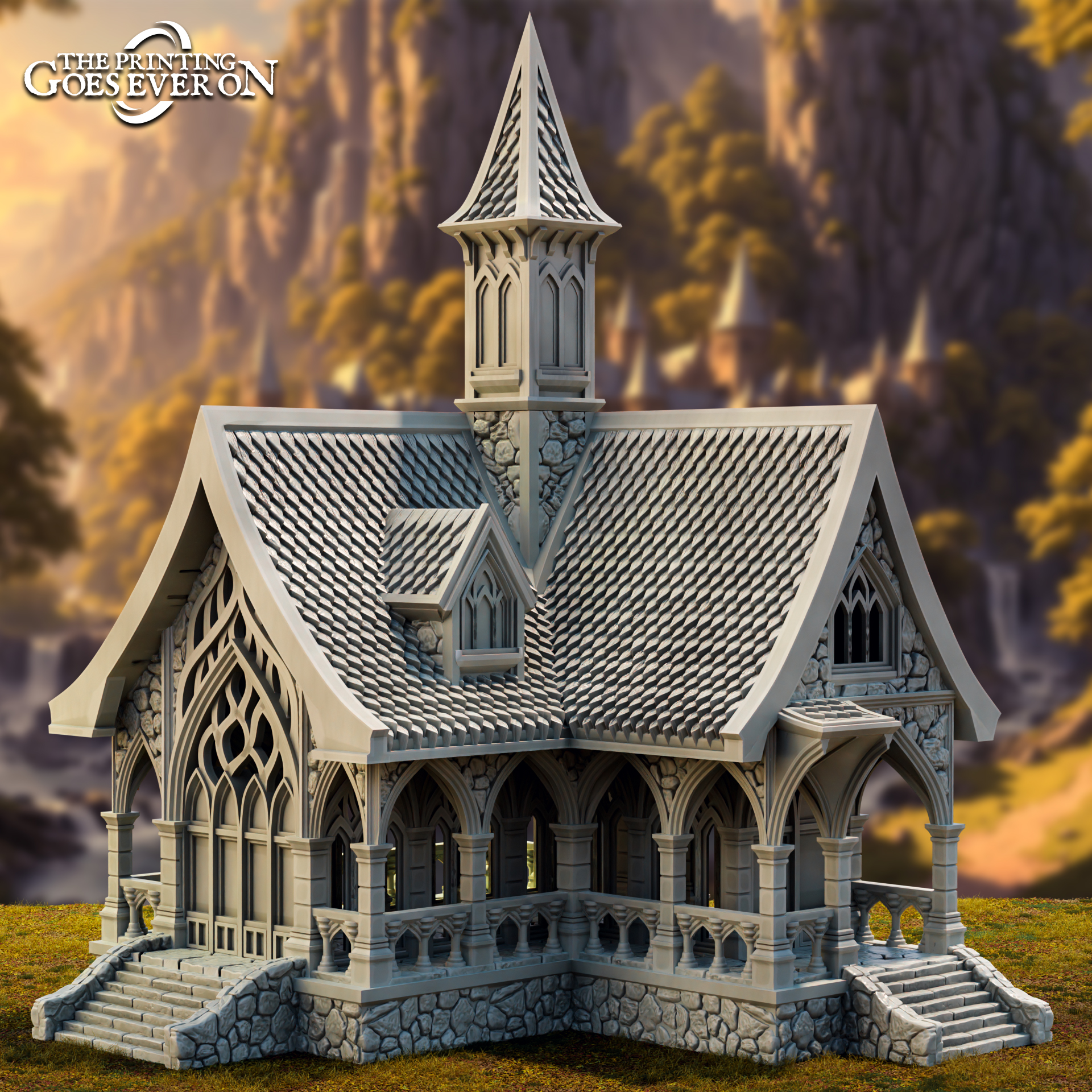High Elf House - Supportless Terrain